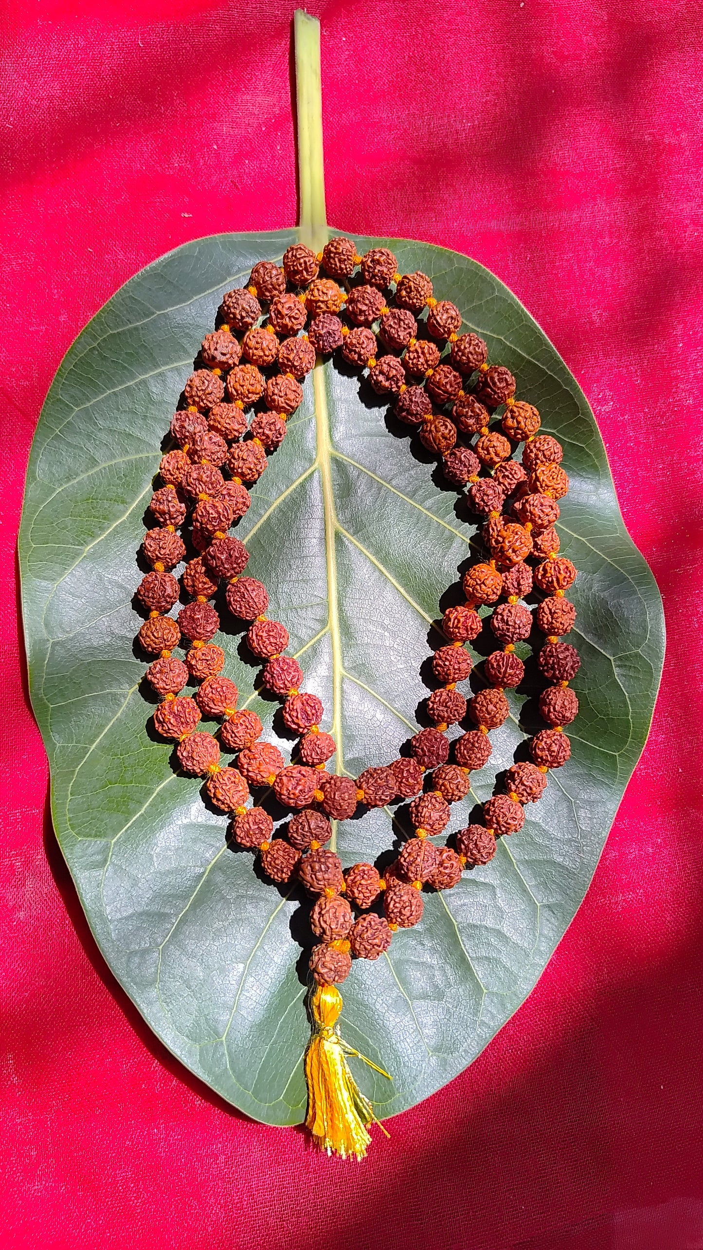 Rudraksha Mala | 100% Natural Certified 9mm Rudraksh|