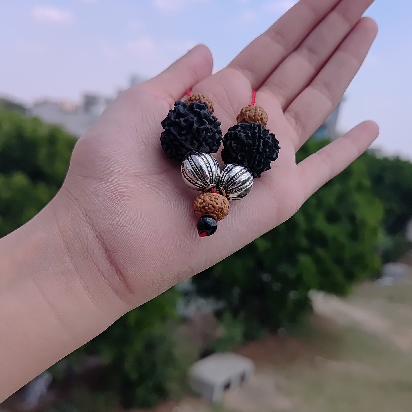 Vyapar Vriddhi Kavach | Certified 5, 7 & 8 Mukhi Rudraksha