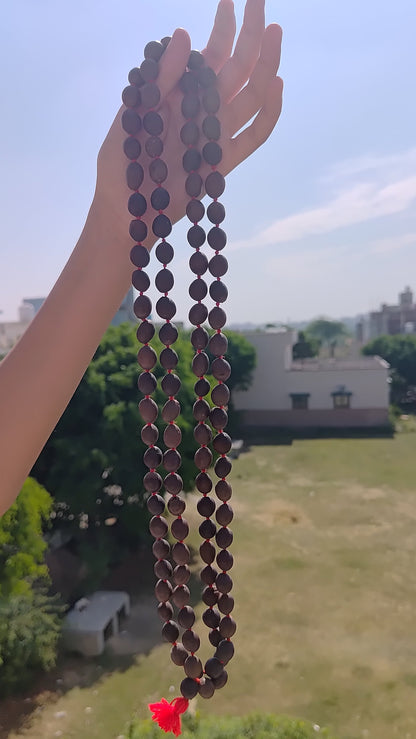 Kamal Gatta Mala | 108 Beads Jaap Mala | Natural Lotus Seeds | Certified