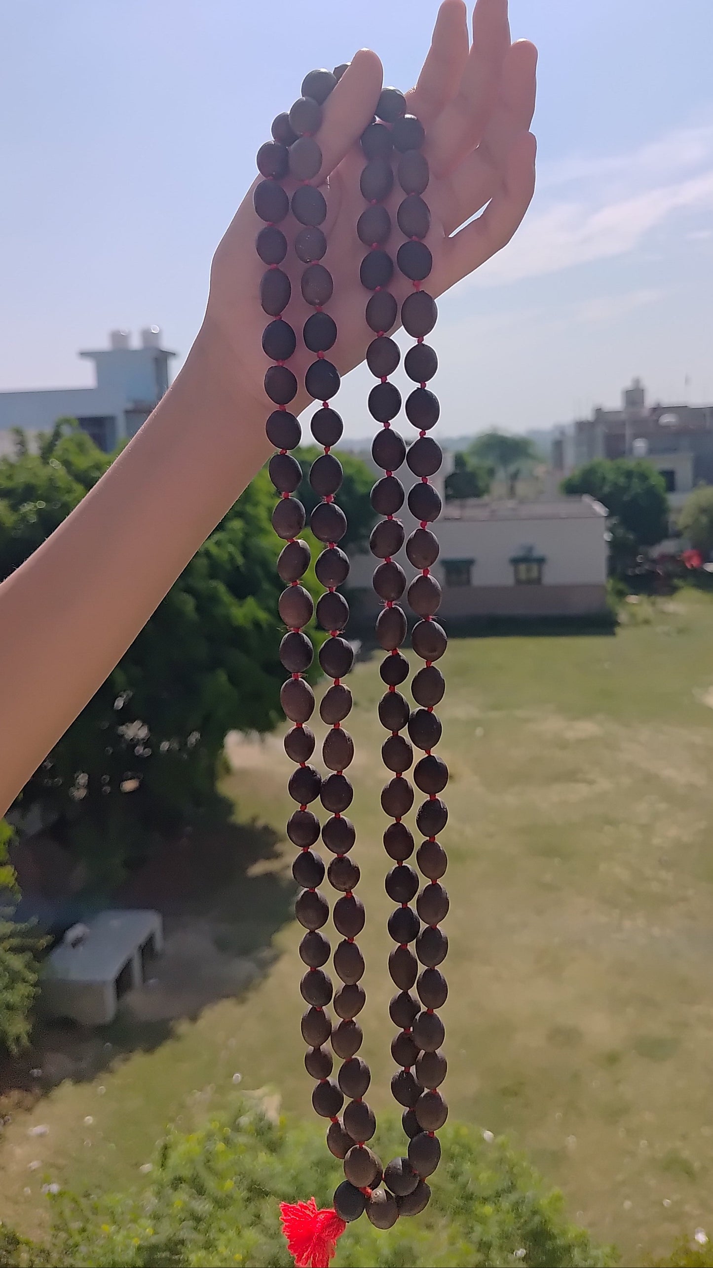 Kamal Gatta Mala | 108 Beads Jaap Mala | Natural Lotus Seeds | Certified