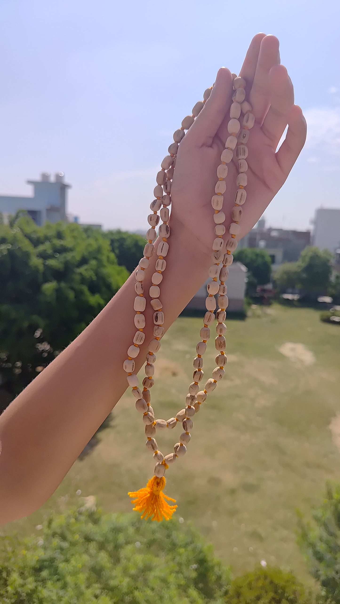 Premium Tulsi Mala | 108 Beads | 6mm Natural Tulsi | Certified