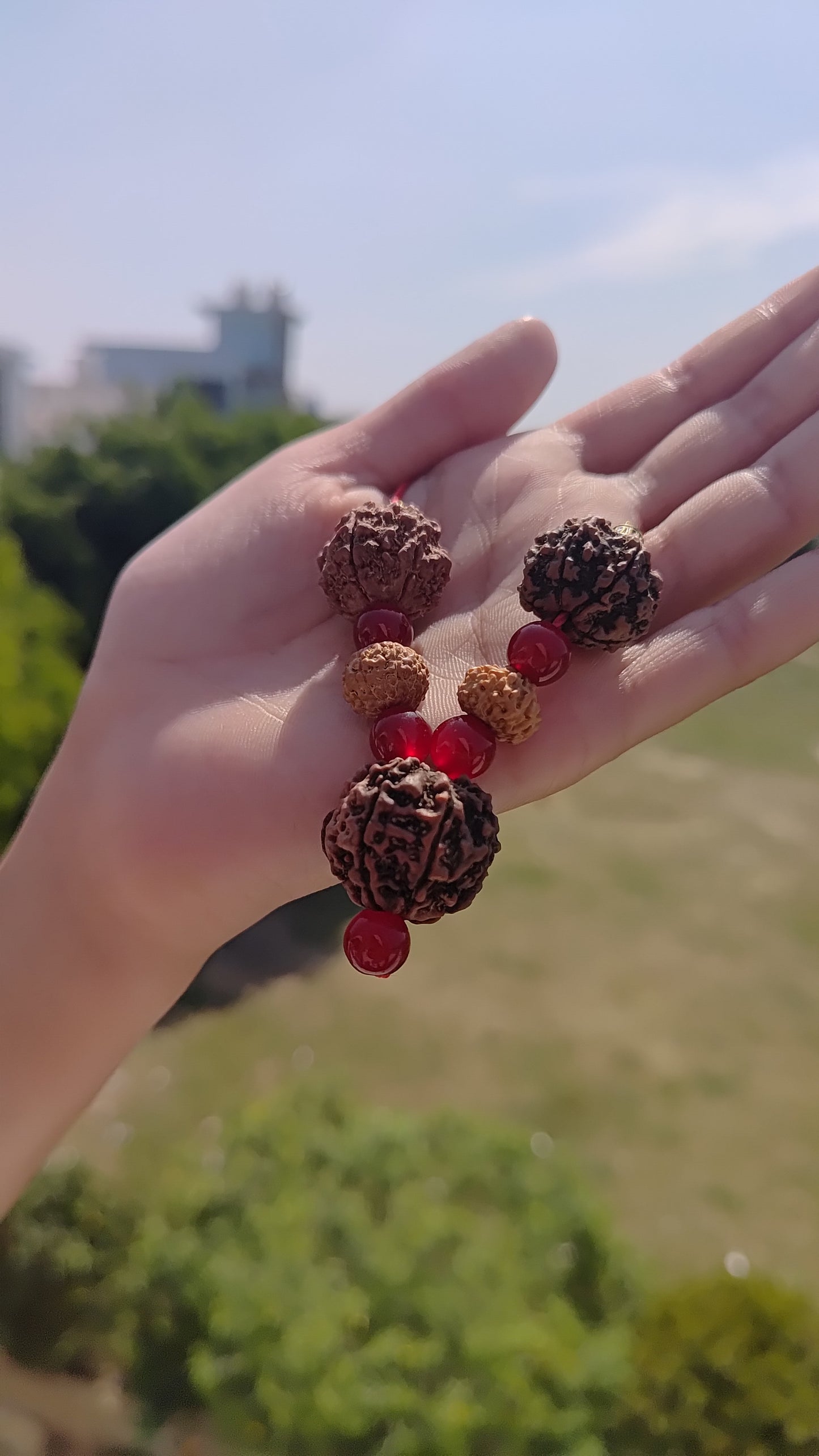 Shri Lakshmi Kavach |Certified 5, 7 & Ganesh Mukhi Rudraksha