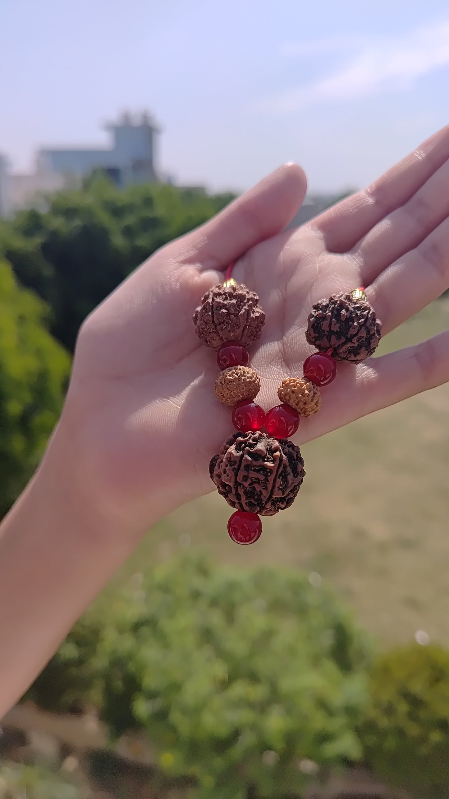 Shri Lakshmi Kavach |Certified 5, 7 & Ganesh Mukhi Rudraksha