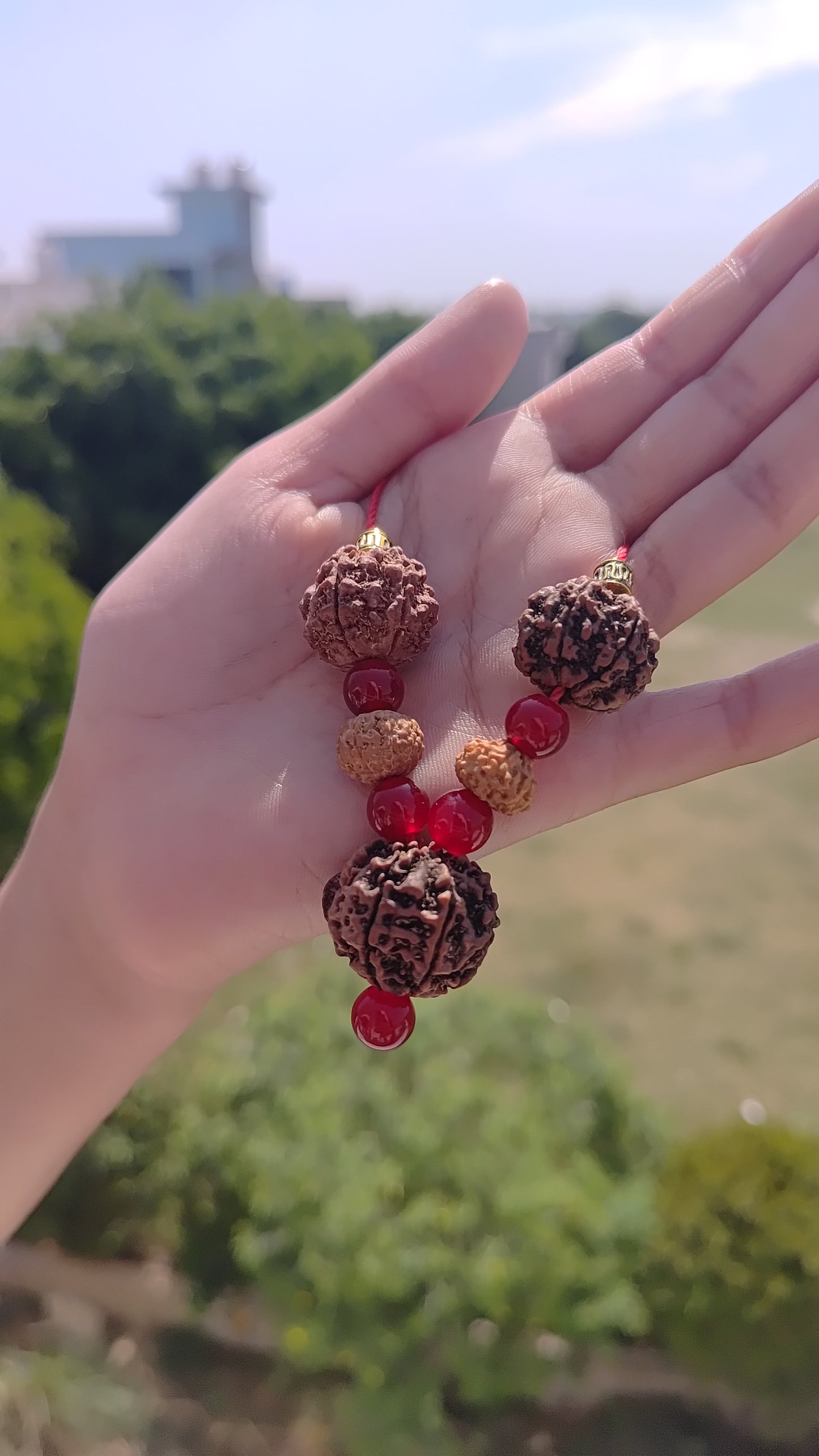 Shri Lakshmi Kavach |Certified 5, 7 & Ganesh Mukhi Rudraksha