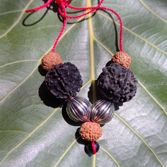 Vyapar Vriddhi Kavach | Certified 5, 7 & 8 Mukhi Rudraksha