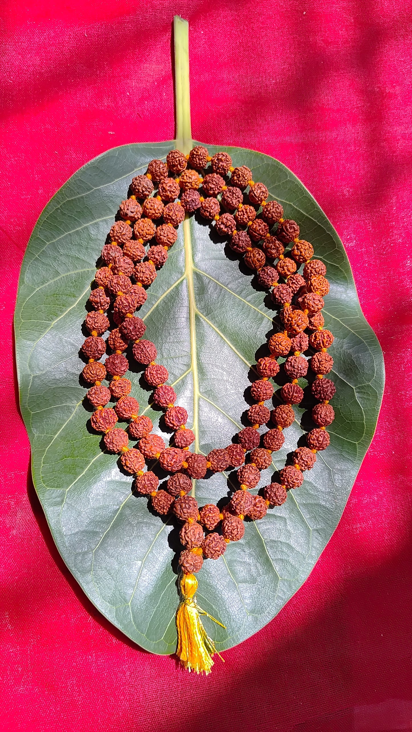 Rudraksha Mala | 100% Natural Certified 9mm Rudraksh|