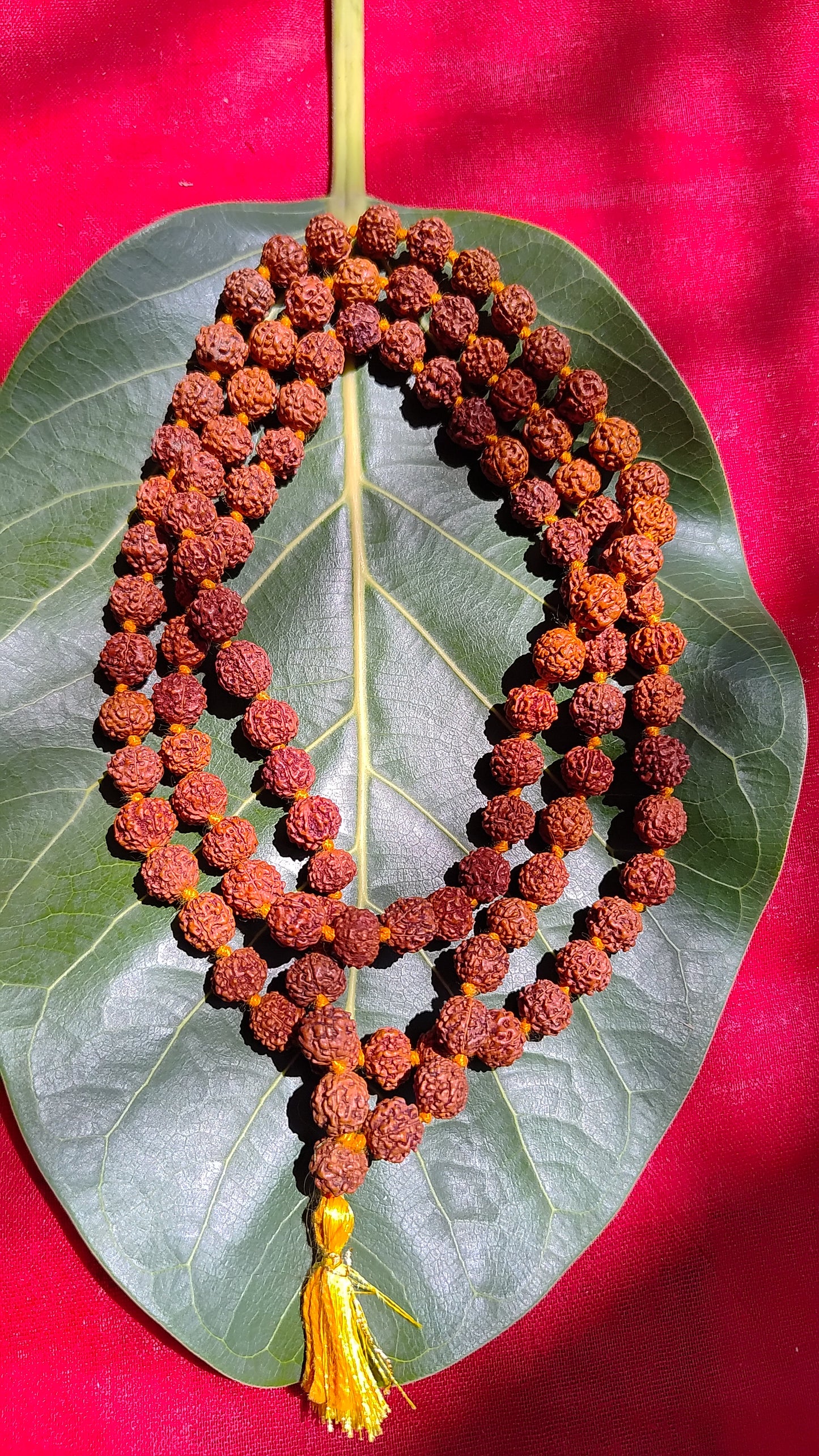 Rudraksha Mala | 100% Natural Certified 9mm Rudraksh|