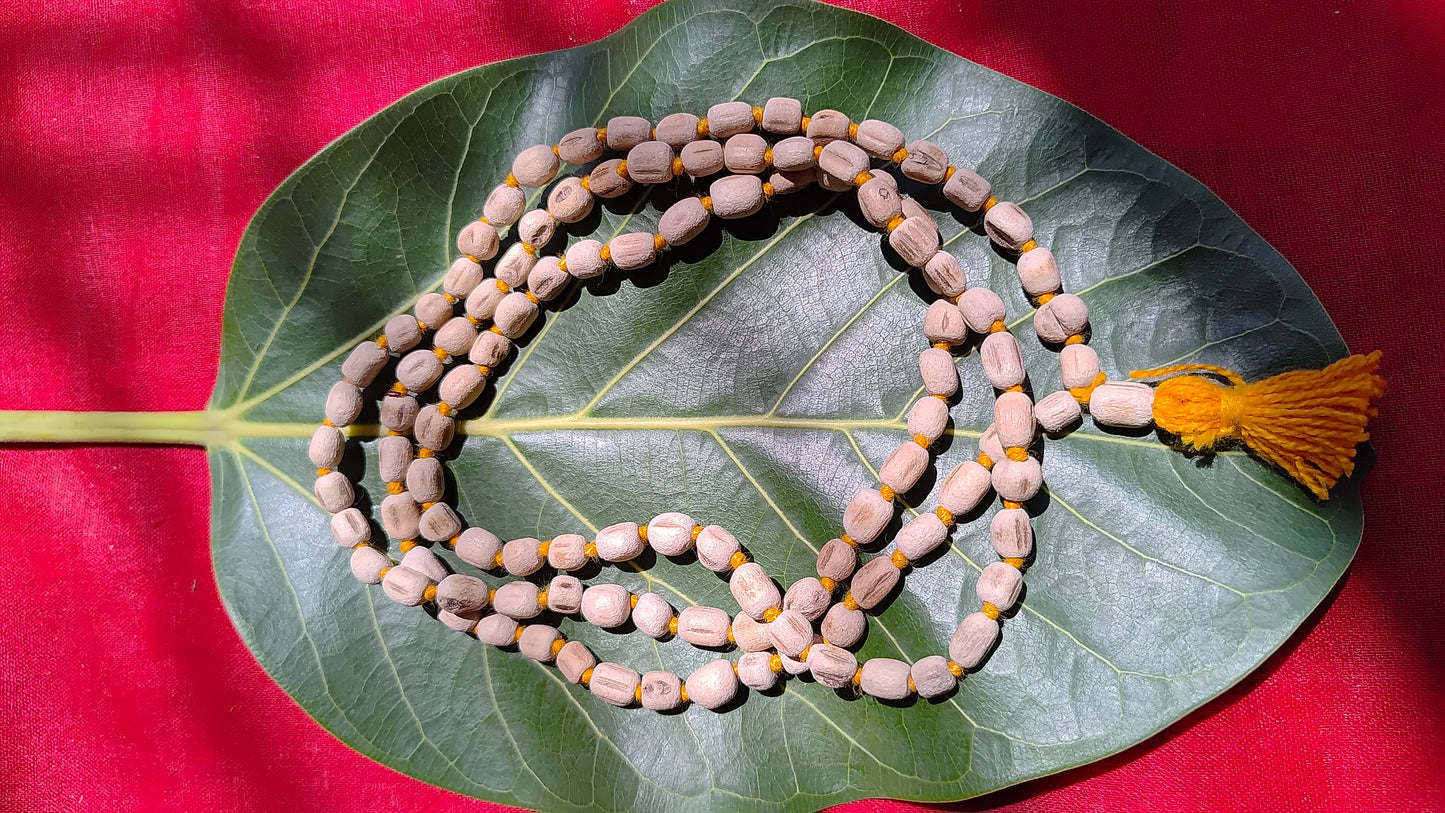 Premium Tulsi Mala | 108 Beads | 6mm Natural Tulsi | Certified