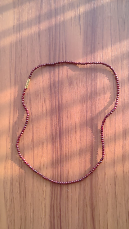 Lal Chandan Kanthi Mala | Red Sandalwood | PGL Certified