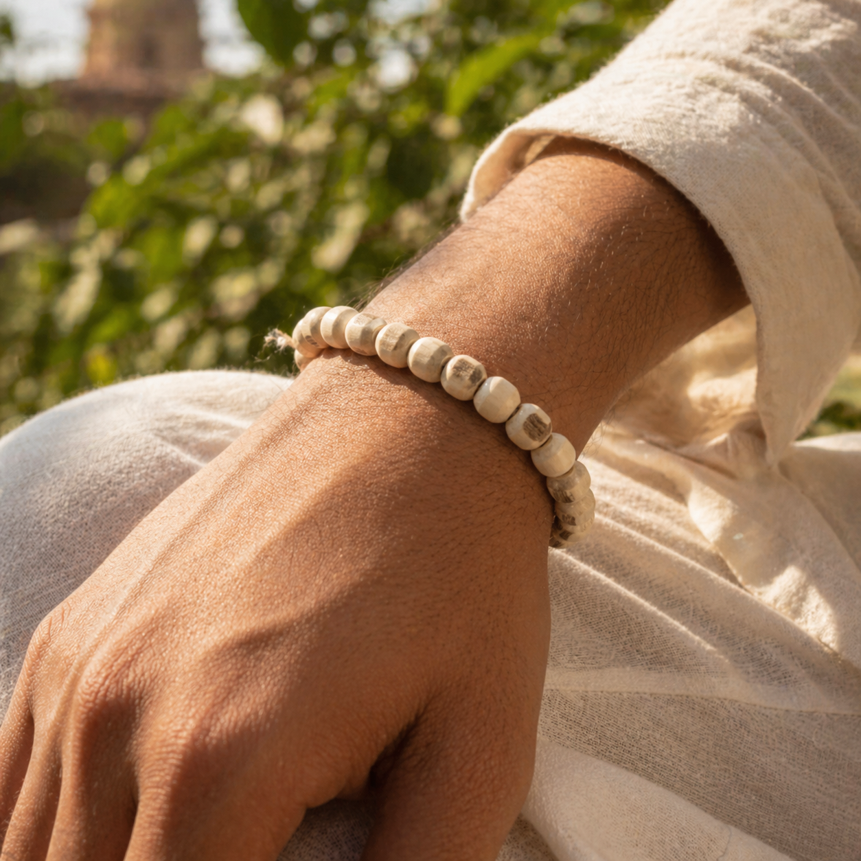 Tulsi Wood Bracelet 10mm | Certified 100% Natural Tulsi